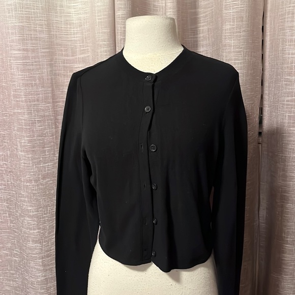 H&M divided black fleece cardigan - Picture 1 of 3